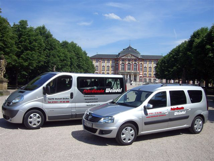 FAHRDIENSTE WEINDEL - Ihr kompetenter und flexibler Fahrdienst im Raum Bruchsal